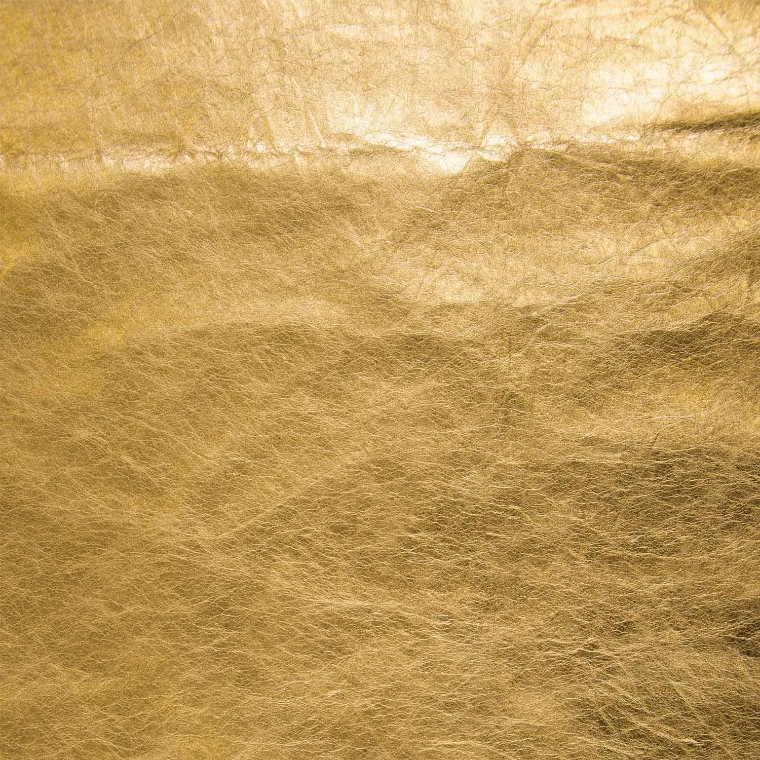Wasbaar kraft papierstof metallisch goud - Katia Fabrics